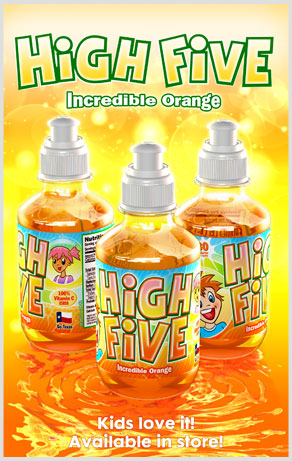 High Five Incredible Orange Kids Love it! Available in Store!